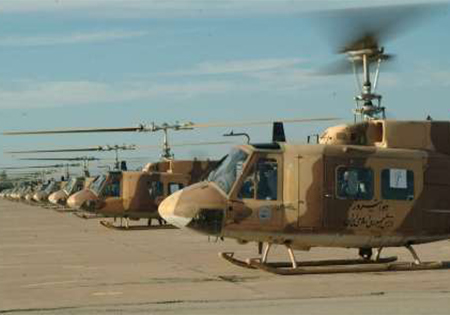 عملیات آتش مشترک بالگردهای هوانیروز و پایگاه چهارم شکاری