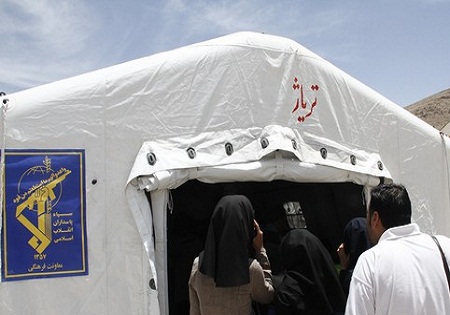 افتتاح سی امین بیمارستان صحرایی سپاه در سیستان و بلوچستان