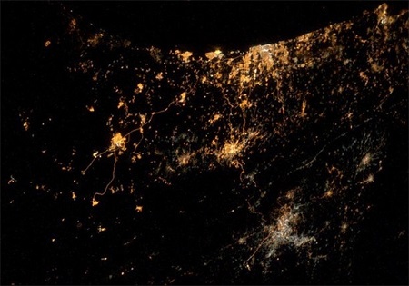 دردناکترین تصویر غزه را فضانورد آلمانی منتشر کرد + عکس