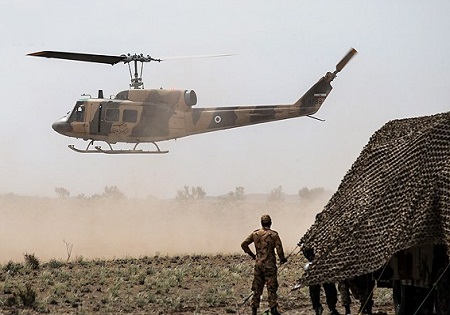 اجرای عملیات ضد هلیبرن توسط نیروهای ویِژه هوابرد تیپ65/ استقرار تیمهای امداد و نجات در منطقه رزمایش