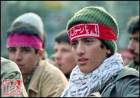 عکس/ «من عاشق محمد هستم» در جبهه