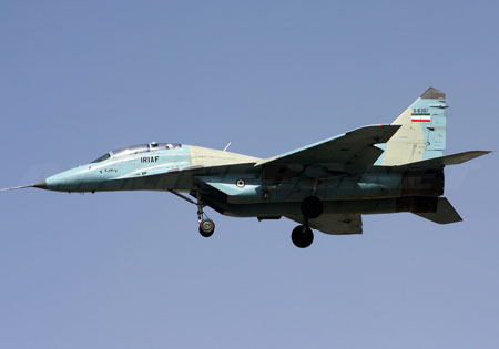 نیروی هوایی ارتش پرواز غیر عادی هواپیمای میگ 29 بر فراز تهران را تکذیب کرد