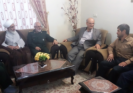 سه نفر از جانبازان عملیات بیتالمقدس قزوین تجلیل شدند