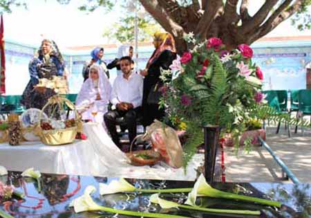 چهارمین مراسم عقد آسمانی 17 زوج نکایی در جوار حرم شهدای گمنام نکا برگزار می‌شود