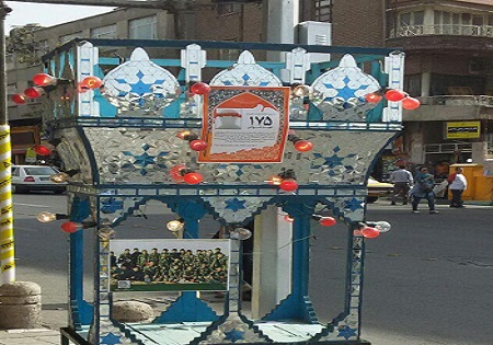 عکس/بازگشت حجله شهدا به شهر 26 سال پس از جنگ