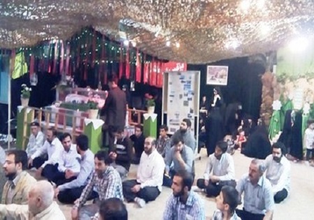 مراسم افطار در کنار شهدای غواص +تصاویر