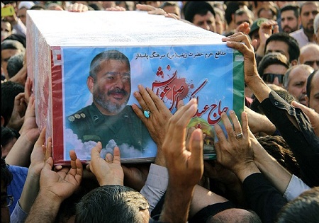 بازگشت پیکر شهید مدافع حرم «کریم غوابش» + تصاویر