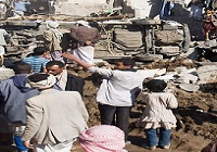 عکس/پرخاشگری و جنایات آل سعود در یمن(4)