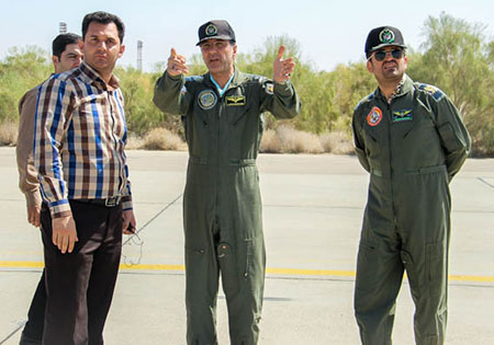 جانشین فرمانده نیروی هوایی ارتش از رمپ پایگاه هوایی شهید بابایی بازدید کرد