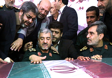 تصاویر/ مراسم تشییع پیکر سردار شهید حسین همدانی در تهران(1)