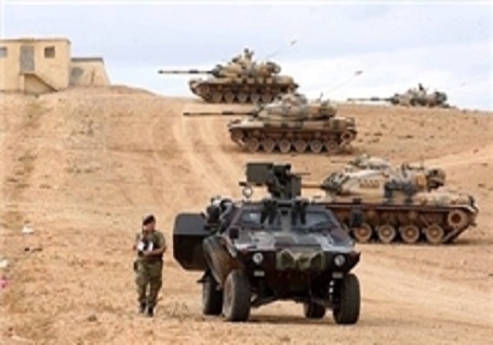 آغاز عملیات ارتش ترکیه در جرابلس سوریه