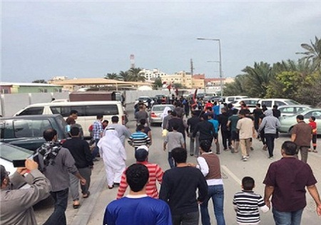 تداوم تظاهرات بحرینی‌ها در اعتراض به اعدام شیخ نمر