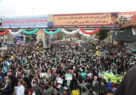 راهپیمایی با شکوه یوم الله 22 بهمن و جشن پیروزی انقلاب اسلامی  در سمنان