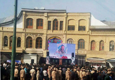 مراسم تشییع پیکر سردار شهید شمسی‌پور در همدان آغاز شد