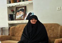 همسر شهید باقدرت جوپاری، آسمانی شد