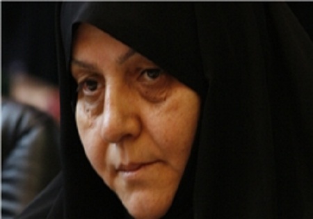 تشییع پیکر همسر شهید بابایی در قزوین