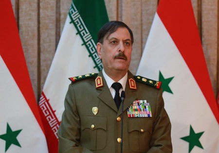 وزیر دفاع سوریه وارد تهران شد