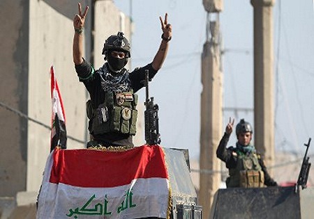 عکس/ پیام نیروهای عراقی به داعش