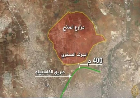 تلفات سنگین تروریست‌ها در «کاستلو»/ تداوم پیشروی ارتش سوریه در شهرک اللیرمون+ نقشه