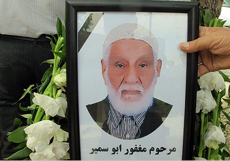 خاک‌سپاری پیکر پدر سه شهید عراقی در گلزار شهدای تهران
