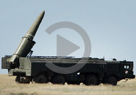 فیلم/ لحظه پرتاب الکترونیکی موشک اسکندر روسیه