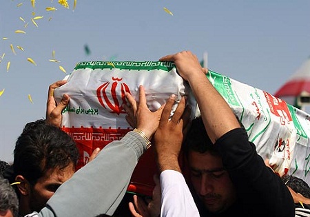 ورود پیکر مطهر 5 شهید دفاع مقدس به مشهدالرضا