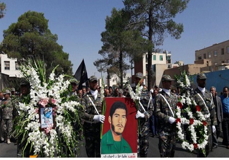 پیکر مطهر دو شهید دفاع مقدس تشییع شد