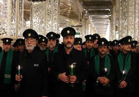 حضور خدام رضوی در زادگاه شهید کاوه