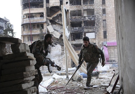 تلفات سنگین تروریستها در درگیری با ارتش سوریه در حومه جنوبی حلب