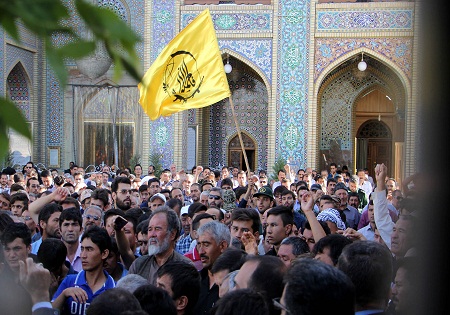 تشییع پیکر شهدای مدافع حرم لشکر فاطمیون