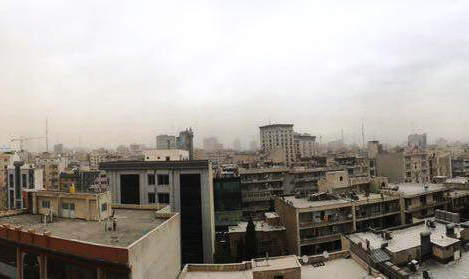 طوفان و وزش باد شدید در تهران