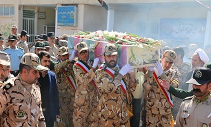 تشییع و خاکسپاری پیکر شهید گمنام عملیات خیبر در آمادگاه شهید فراشاهی قم