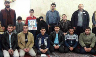 بسیجیان شهر «بهار» با خانواده شهید «اکبر رحیمی مهروان» دیدار کردند