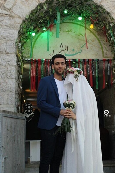 آغاز زندگی مشترک زوج جوان در کهف‌الشهداء ولنجک + عکس