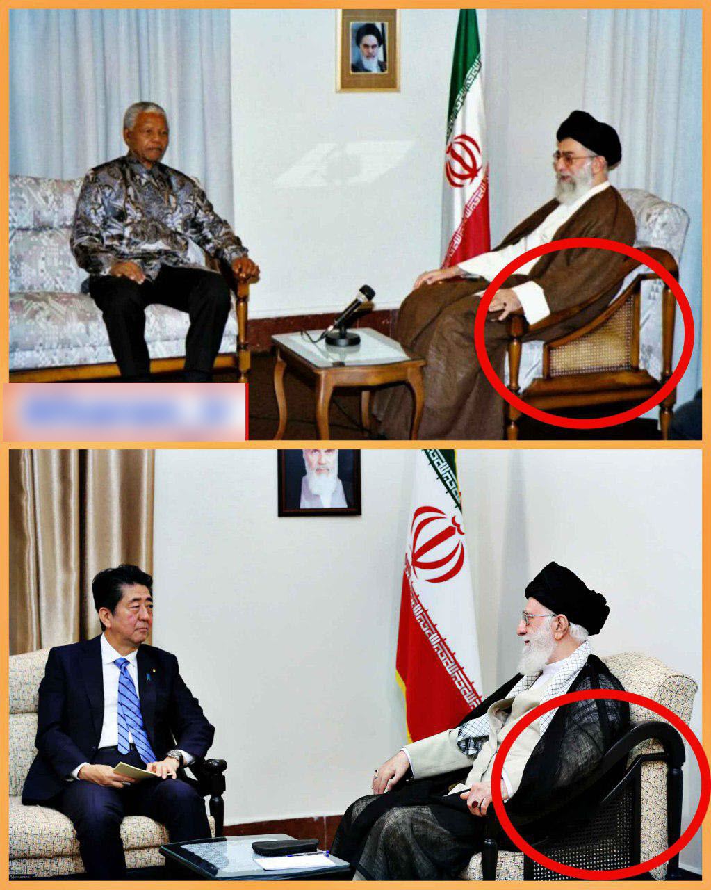 مبل رهبر انقلاب پس از ۲۰ سال چه فرقی کرده است؟ مبل رهبر انقلاب پس از ۲۰ سال چه فرقی کرده است؟