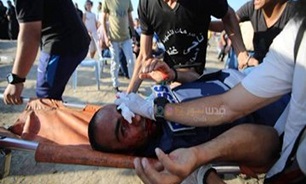 زخمی شدن نزدیک به 100 فلسطینی در حمله نظامیان صهیونیست به راهپیمایی غزه