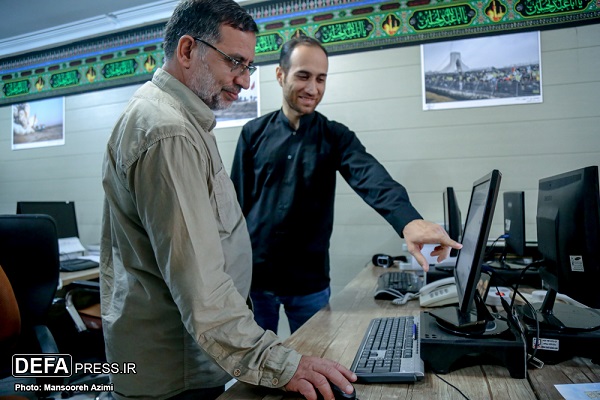 بازدید رئیس مرکز اسناد و تحقیقات دفاع مقدس از خبرگزاری دفاع مقدس