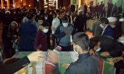 تصاویر/ مراسم شب قدر با حضور پیکر یک شهید گمنام در «شریف آباد»