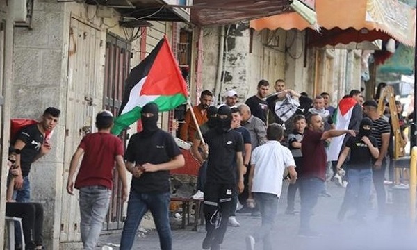 درگیری بین فلسطینیان و نظامیان صهیونیست در قدس و کرانه باختری