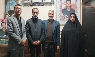 دیدار با خانواده شهید پاسدار « حجتی فر» در زاهدان