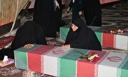 تصاویر/ استقبال از پیکر شهید گمنام دفاع مقدس در زاهدان
