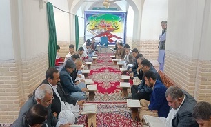 محفل معنوی انس با قرآن کریم در مسجد جامع شهرستان خاش برگزار شد