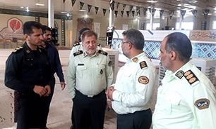 بازدید رئیس پلیس فتا کشور از خدمات ارائه شده به زائران اربعین حسینی در خوزستان