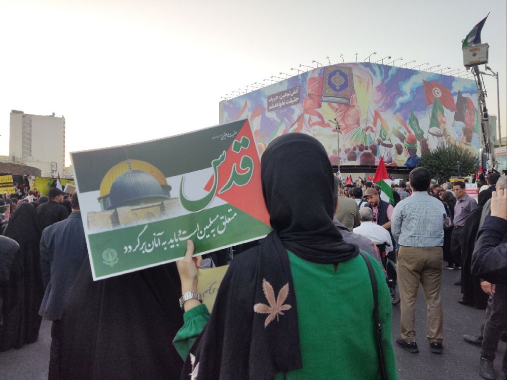 تکرار «روز قدس» در میدان انقلاب اسلامی