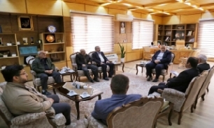 دیدار رئیس ستاد توسعه و بازسازی عتبات عالیات استان با استاندار قزوین 