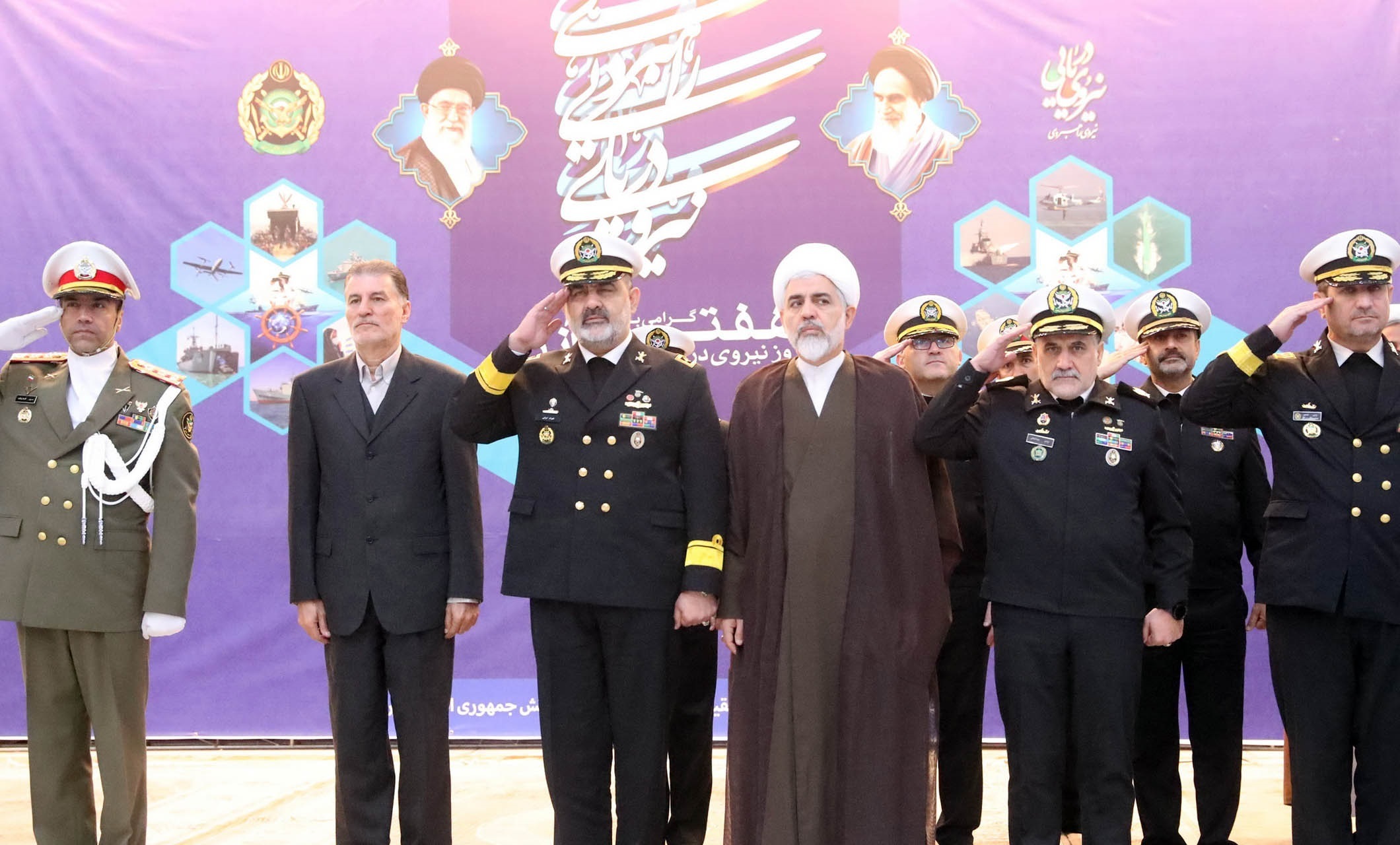 تجدید میثاق فرماندهان نیروی دریایی ارتش با آرمان‌های امام راحل