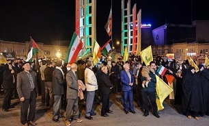 جشن عملیات «وعده صادق» در زنجان برگزار شد