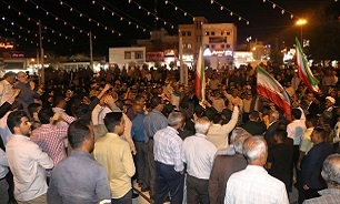 حضور مردم کازرون در  حمایت از عملیات وعده صادق