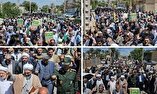 راهپیمایی حمایت از عملیات «وعده صادق» در خراسان جنوبی برگزار شد