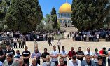 ۴۵ هزار فلسطینی نماز جمعه را در مسجد الاقصی اقامه کردند